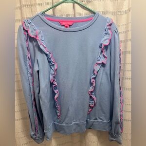 Lilly Pulitzer Pink and Blue Top